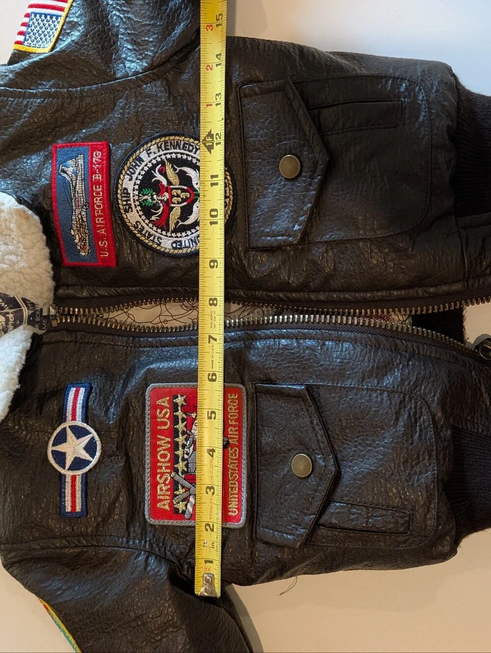 Kid's Bomber Flight Jacket With Tons Of Cool Patches 4T